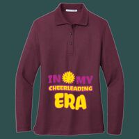 Women's Silk Touch Long Sleeve Polo Thumbnail