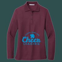 Women's Silk Touch Long Sleeve Polo Thumbnail