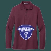 Women's Silk Touch Long Sleeve Polo Thumbnail