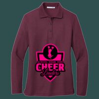 Women's Silk Touch Long Sleeve Polo Thumbnail
