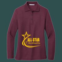 Women's Silk Touch Long Sleeve Polo Thumbnail
