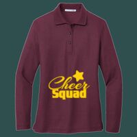 Women's Silk Touch Long Sleeve Polo Thumbnail