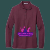 Women's Silk Touch Long Sleeve Polo Thumbnail
