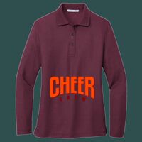 Women's Silk Touch Long Sleeve Polo Thumbnail