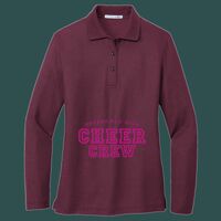 Women's Silk Touch Long Sleeve Polo Thumbnail