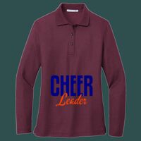 Women's Silk Touch Long Sleeve Polo Thumbnail