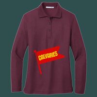 Women's Silk Touch Long Sleeve Polo Thumbnail