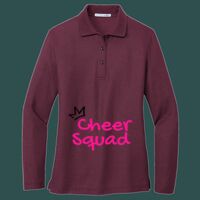 Women's Silk Touch Long Sleeve Polo Thumbnail