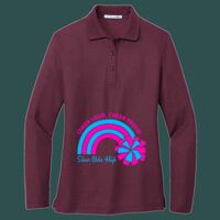 Women's Silk Touch Long Sleeve Polo Thumbnail