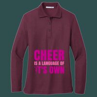 Women's Silk Touch Long Sleeve Polo Thumbnail