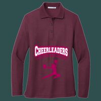 Women's Silk Touch Long Sleeve Polo Thumbnail