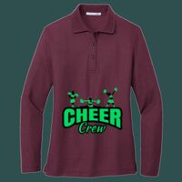 Women's Silk Touch Long Sleeve Polo Thumbnail