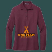 Women's Silk Touch Long Sleeve Polo Thumbnail