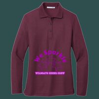 Women's Silk Touch Long Sleeve Polo Thumbnail