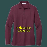 Women's Silk Touch Long Sleeve Polo Thumbnail