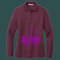 Women's Silk Touch Long Sleeve Polo Thumbnail
