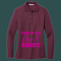 Women's Silk Touch Long Sleeve Polo Thumbnail