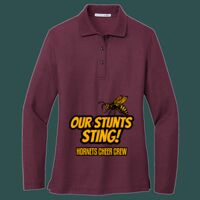 Women's Silk Touch Long Sleeve Polo Thumbnail