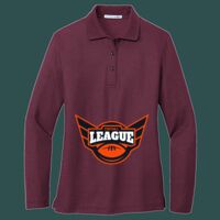 Women's Silk Touch Long Sleeve Polo Thumbnail