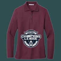 Women's Silk Touch Long Sleeve Polo Thumbnail