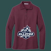 Women's Silk Touch Long Sleeve Polo Thumbnail