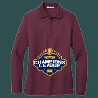 Women's Silk Touch Long Sleeve Polo Thumbnail