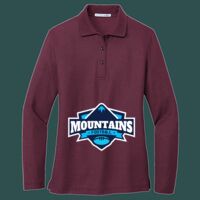 Women's Silk Touch Long Sleeve Polo Thumbnail
