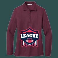 Women's Silk Touch Long Sleeve Polo Thumbnail