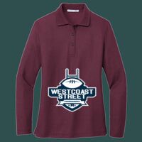 Women's Silk Touch Long Sleeve Polo Thumbnail