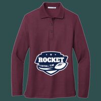 Women's Silk Touch Long Sleeve Polo Thumbnail