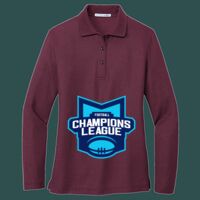 Women's Silk Touch Long Sleeve Polo Thumbnail
