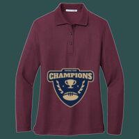 Women's Silk Touch Long Sleeve Polo Thumbnail