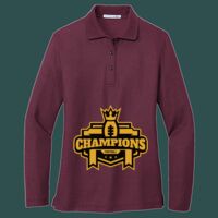 Women's Silk Touch Long Sleeve Polo Thumbnail