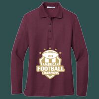Women's Silk Touch Long Sleeve Polo Thumbnail
