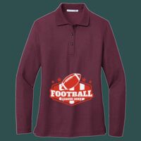 Women's Silk Touch Long Sleeve Polo Thumbnail