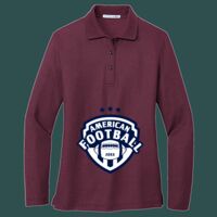 Women's Silk Touch Long Sleeve Polo Thumbnail