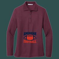 Women's Silk Touch Long Sleeve Polo Thumbnail
