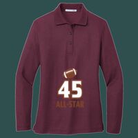 Women's Silk Touch Long Sleeve Polo Thumbnail