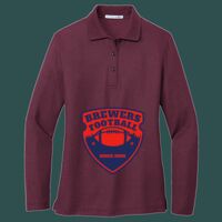 Women's Silk Touch Long Sleeve Polo Thumbnail
