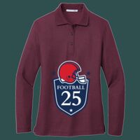Women's Silk Touch Long Sleeve Polo Thumbnail
