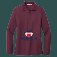 Women's Silk Touch Long Sleeve Polo Thumbnail