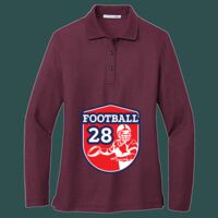 Women's Silk Touch Long Sleeve Polo Thumbnail