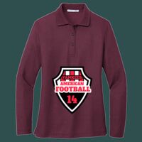 Women's Silk Touch Long Sleeve Polo Thumbnail