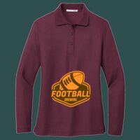 Women's Silk Touch Long Sleeve Polo Thumbnail