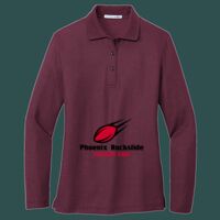 Women's Silk Touch Long Sleeve Polo Thumbnail