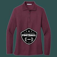 Women's Silk Touch Long Sleeve Polo Thumbnail