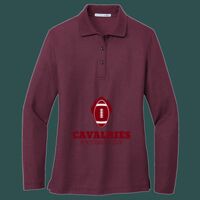 Women's Silk Touch Long Sleeve Polo Thumbnail