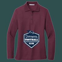 Women's Silk Touch Long Sleeve Polo Thumbnail