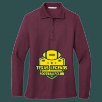 Women's Silk Touch Long Sleeve Polo Thumbnail