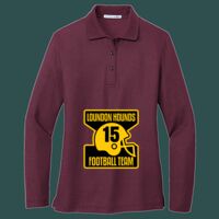 Women's Silk Touch Long Sleeve Polo Thumbnail